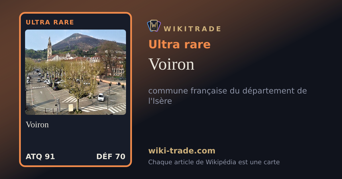 Voiron — carte Ultra rare