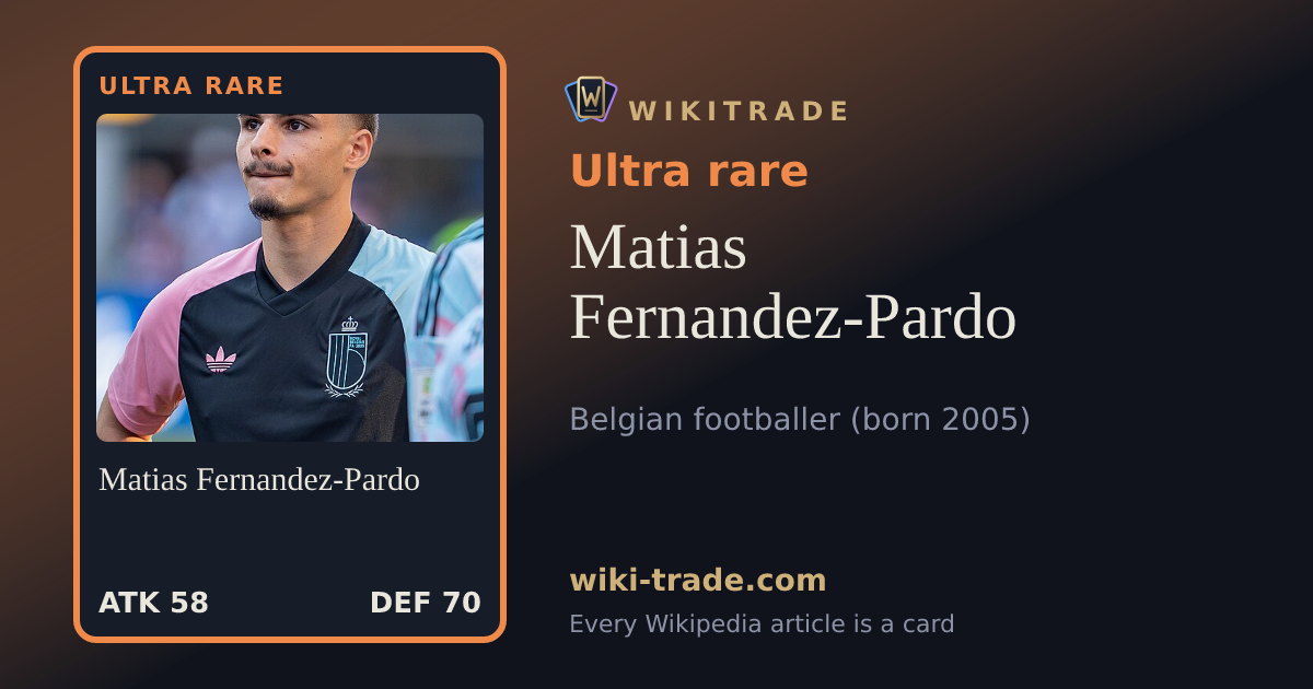 Matias Fernandez-Pardo — Ultra rare card