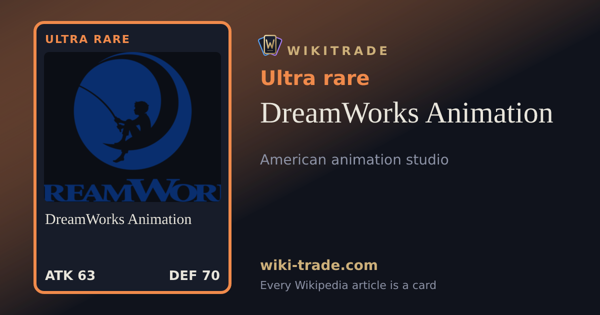 DreamWorks Animation — Ultra rare card