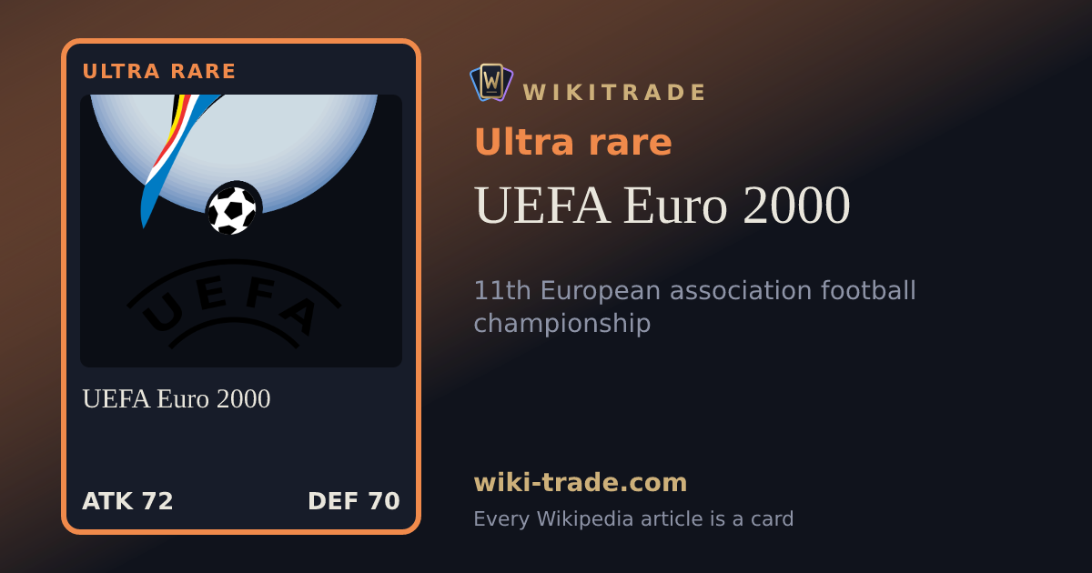 UEFA Euro 2000 — Ultra rare card