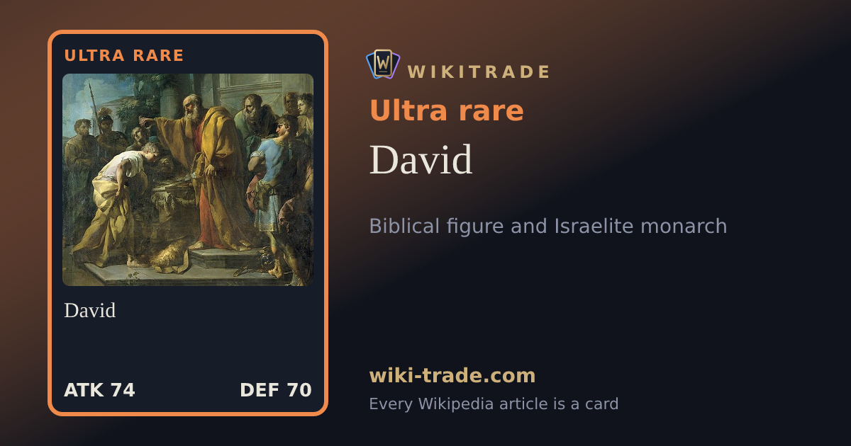 David — Ultra rare card