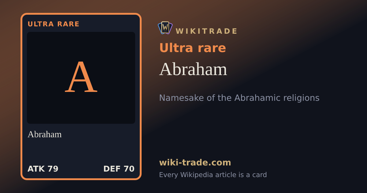 Abraham — Ultra rare card
