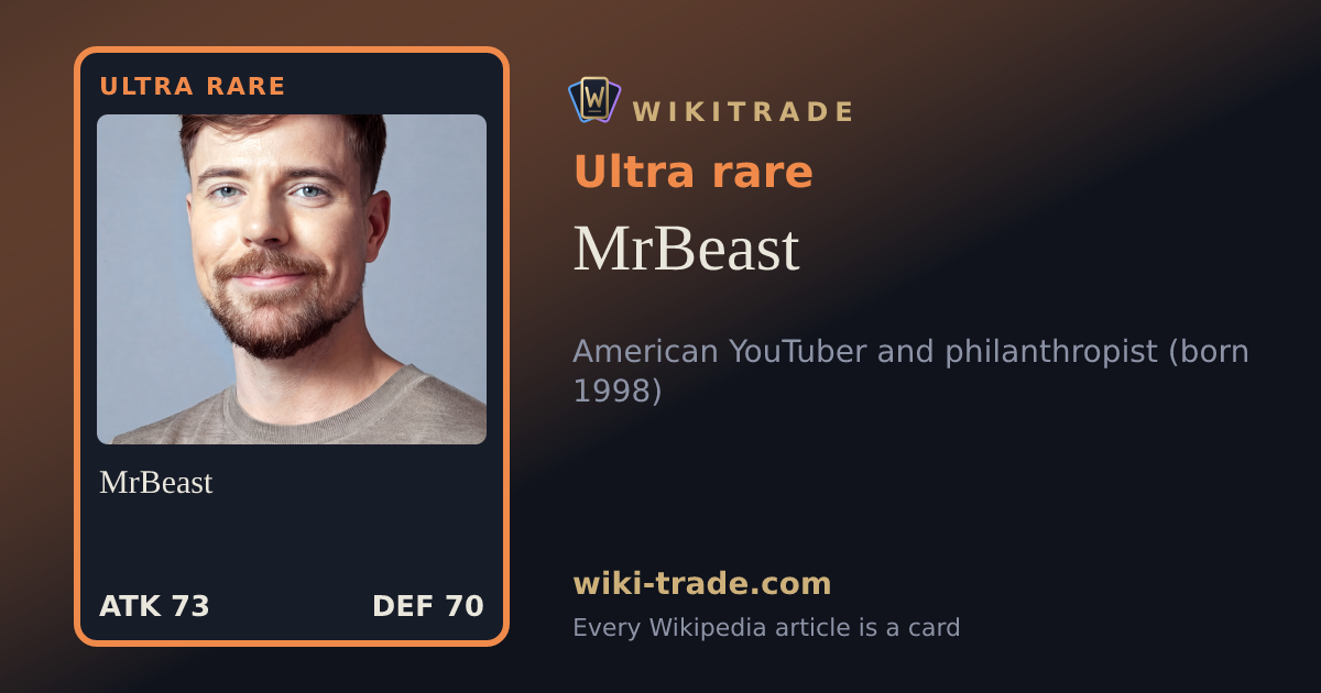 MrBeast — Ultra rare card