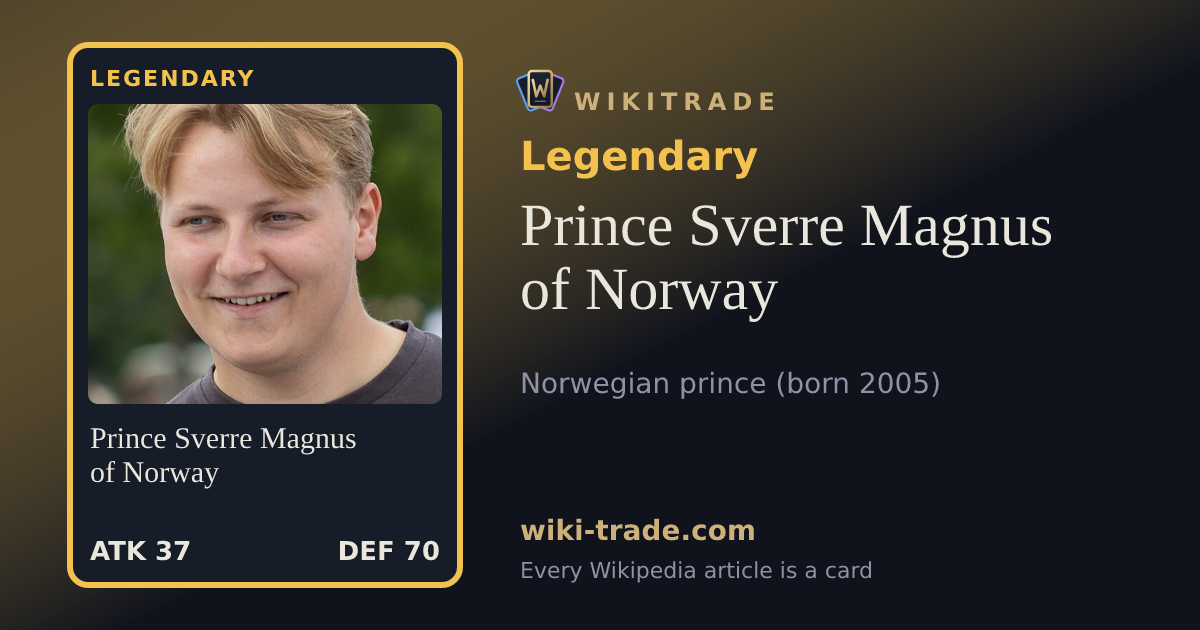Prince Sverre Magnus of Norway — Legendary card