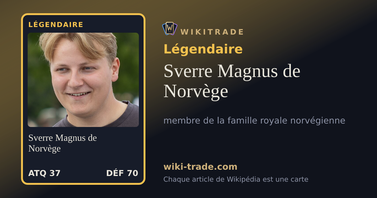 Sverre Magnus de Norvège — carte Légendaire