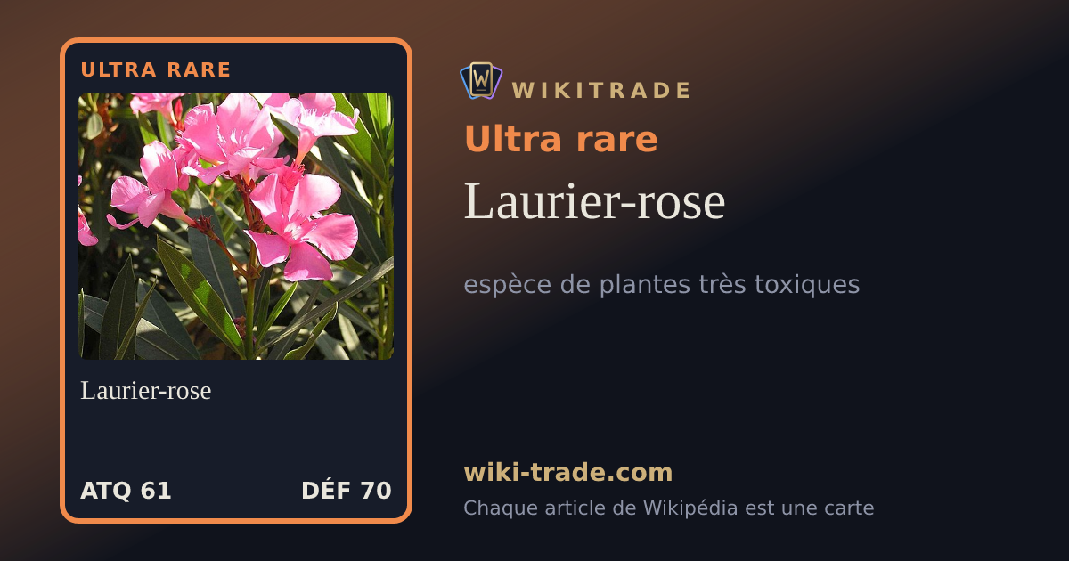 Laurier-rose — carte Ultra rare