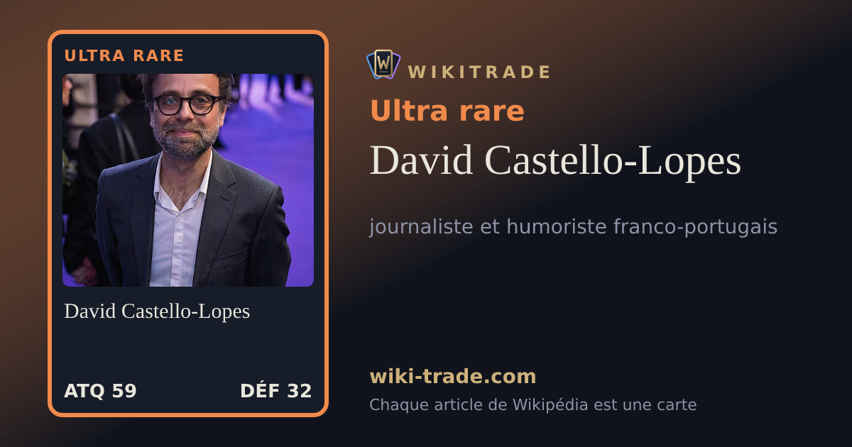 David Castello-Lopes — carte Ultra rare