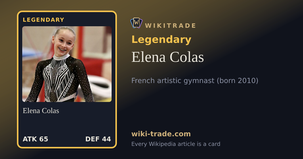 Elena Colas — Legendary card