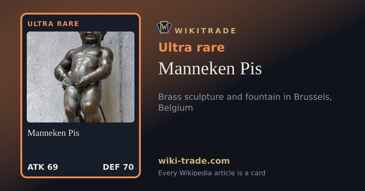 Manneken Pis — Ultra rare card