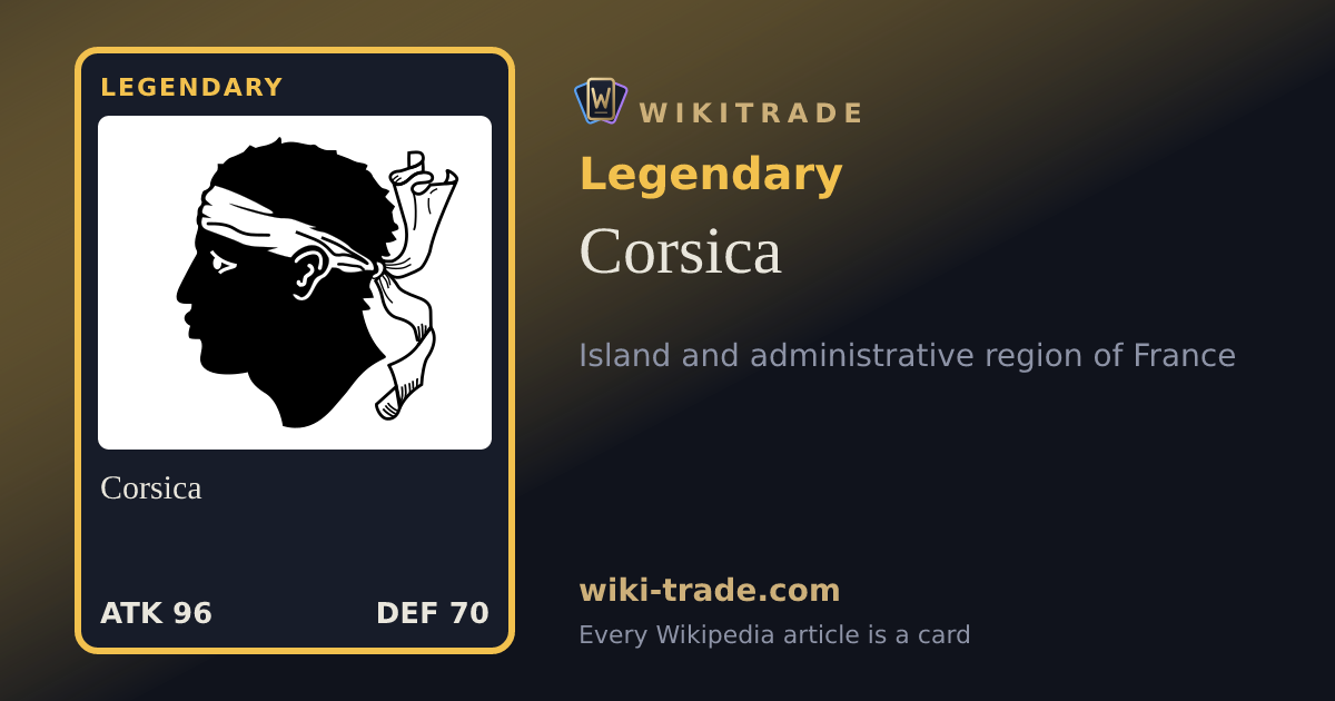 Corsica — Legendary card