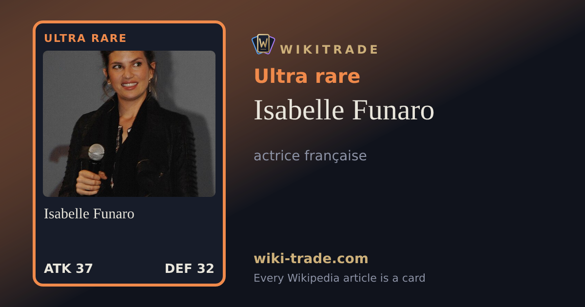 Isabelle Funaro — Ultra rare card