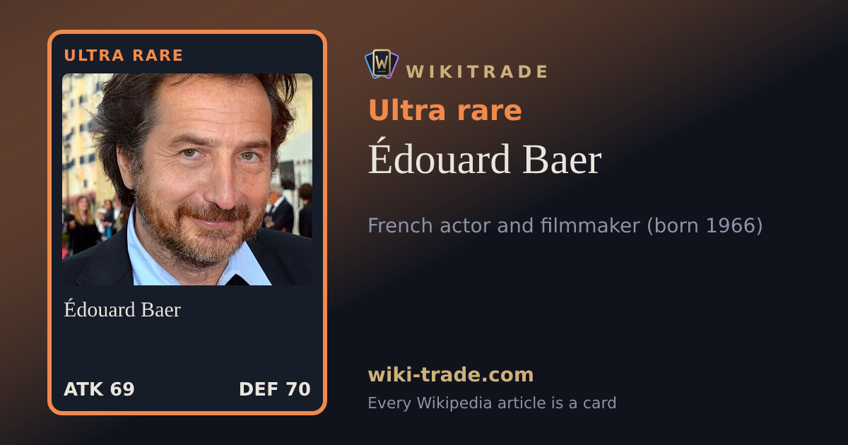 Édouard Baer — Ultra rare card