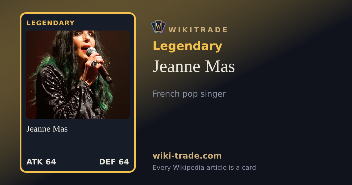 Jeanne Mas — Legendary card