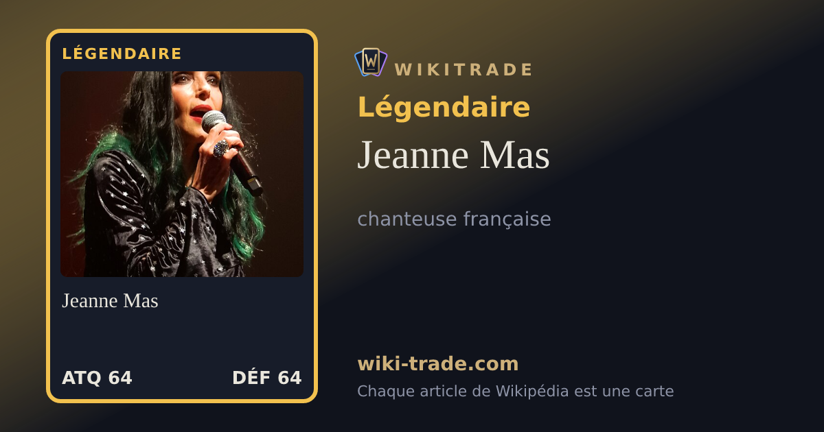 Jeanne Mas — carte Légendaire