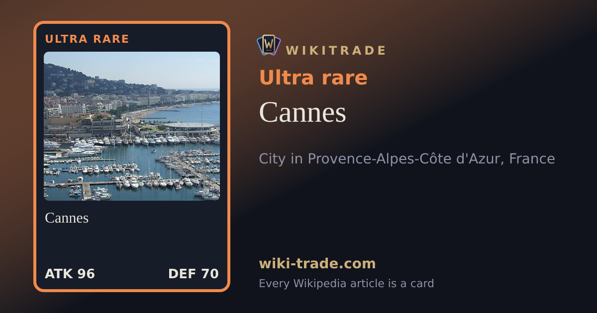Cannes — Ultra rare card