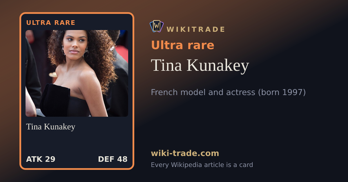 Tina Kunakey — Ultra rare card