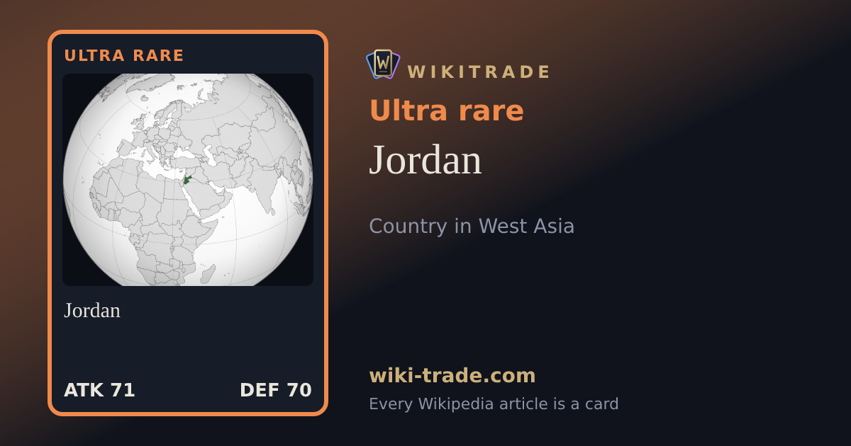 Jordan — Ultra rare card