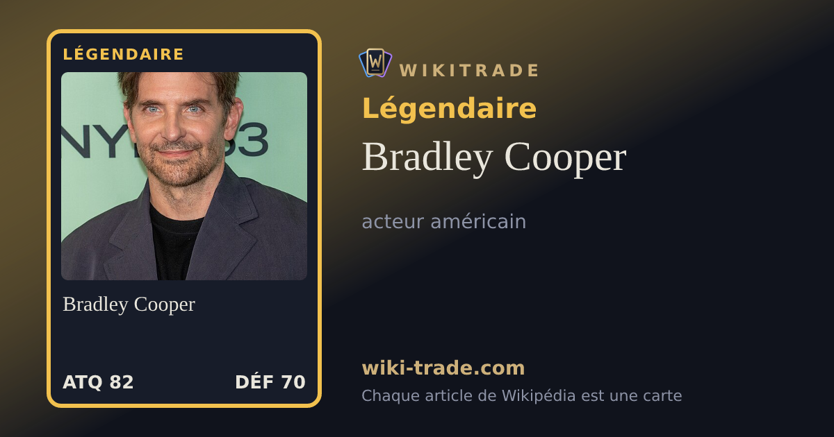 Bradley Cooper — carte Légendaire