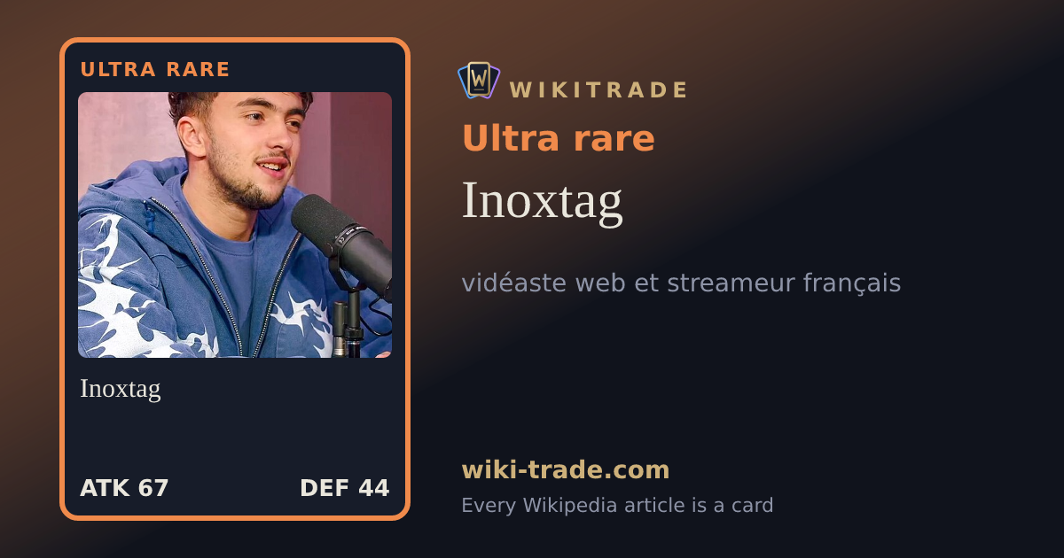 Inoxtag — Ultra rare card
