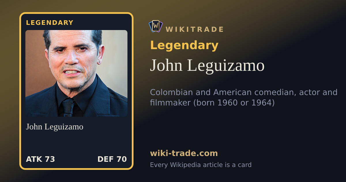 John Leguizamo — Legendary card
