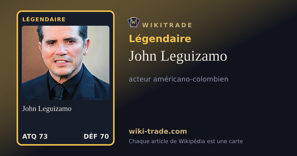 John Leguizamo — carte Légendaire