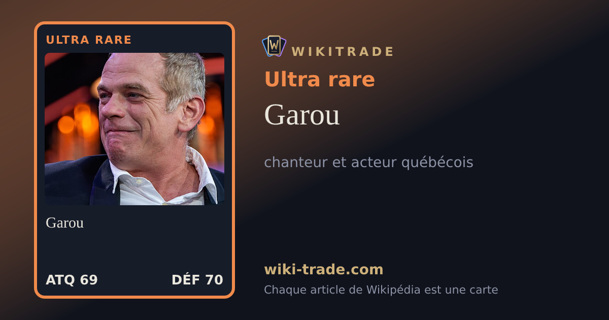 Garou — carte Ultra rare