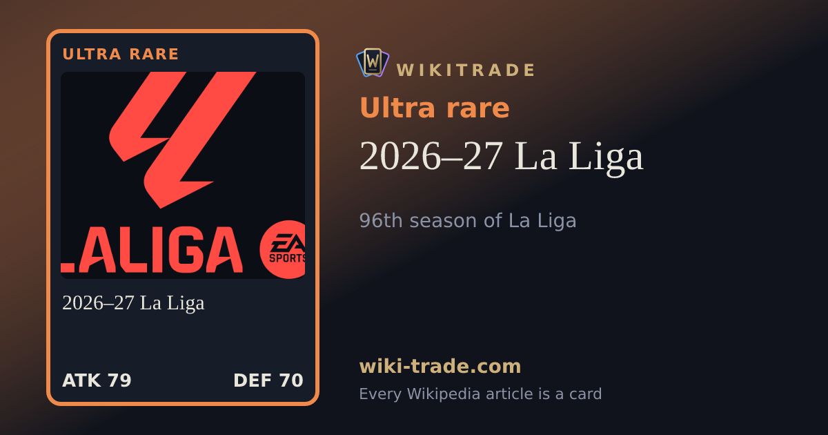 2026–27 La Liga — Ultra rare card