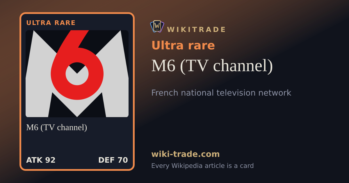 M6 (TV channel) — Ultra rare card