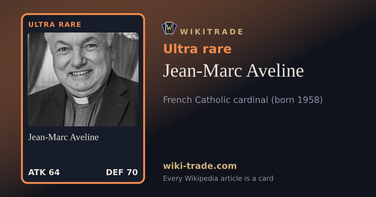 Jean-Marc Aveline — Ultra rare card