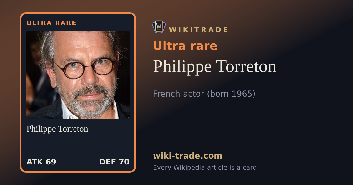 Philippe Torreton — Ultra rare card