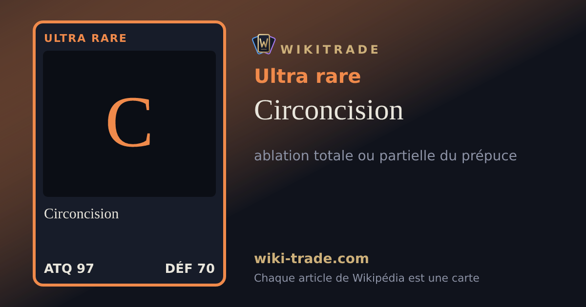 Circoncision — carte Ultra rare