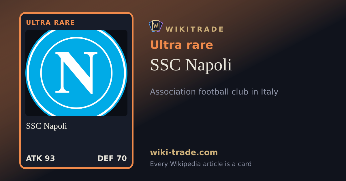 SSC Napoli — Ultra rare card