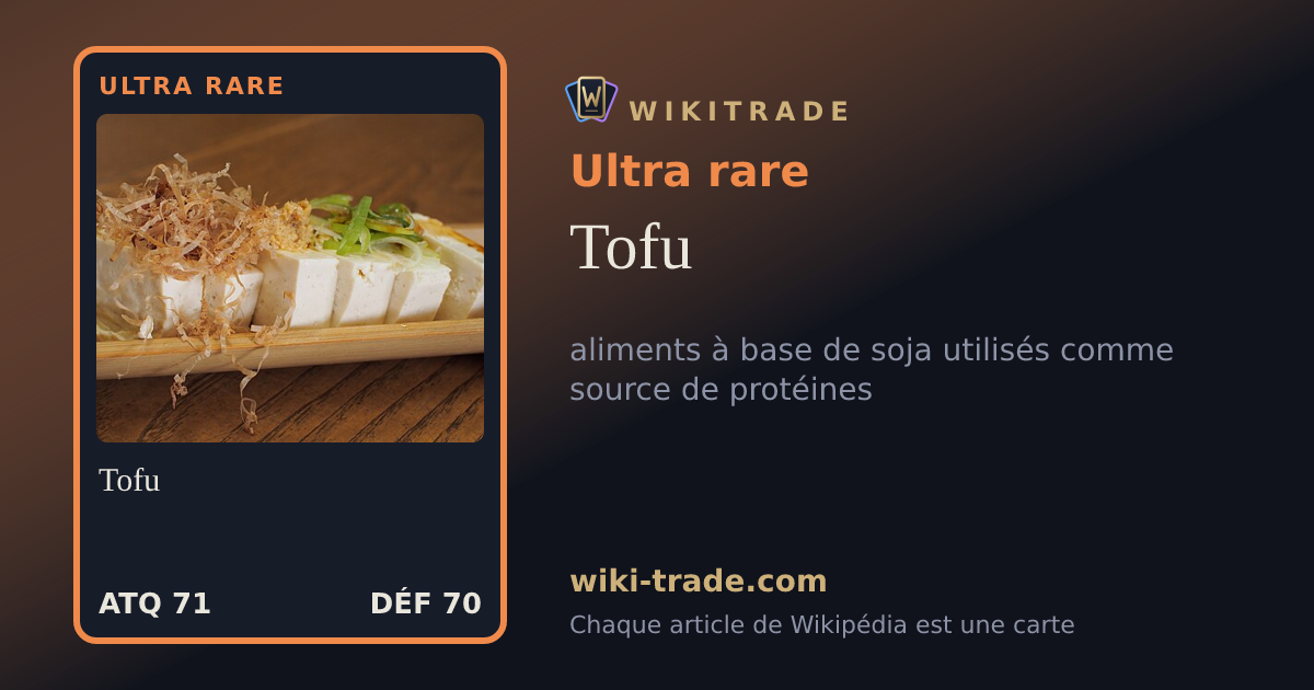 Tofu — carte Ultra rare