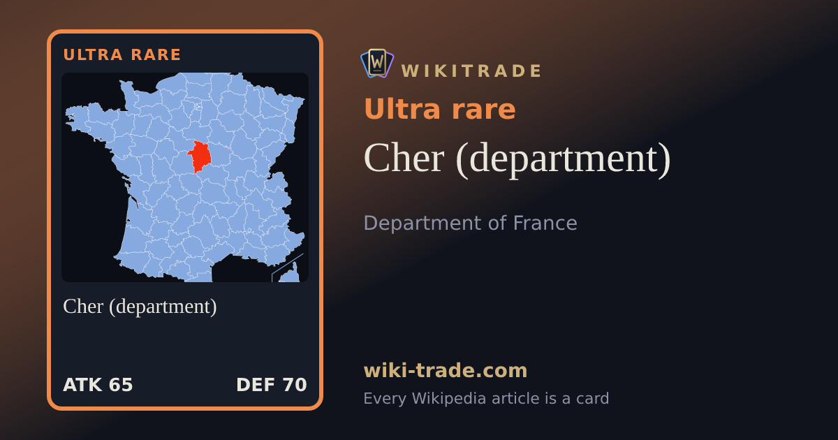 Cher (department) — Ultra rare card