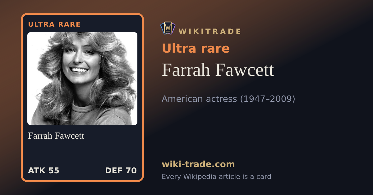 Farrah Fawcett — Ultra rare card