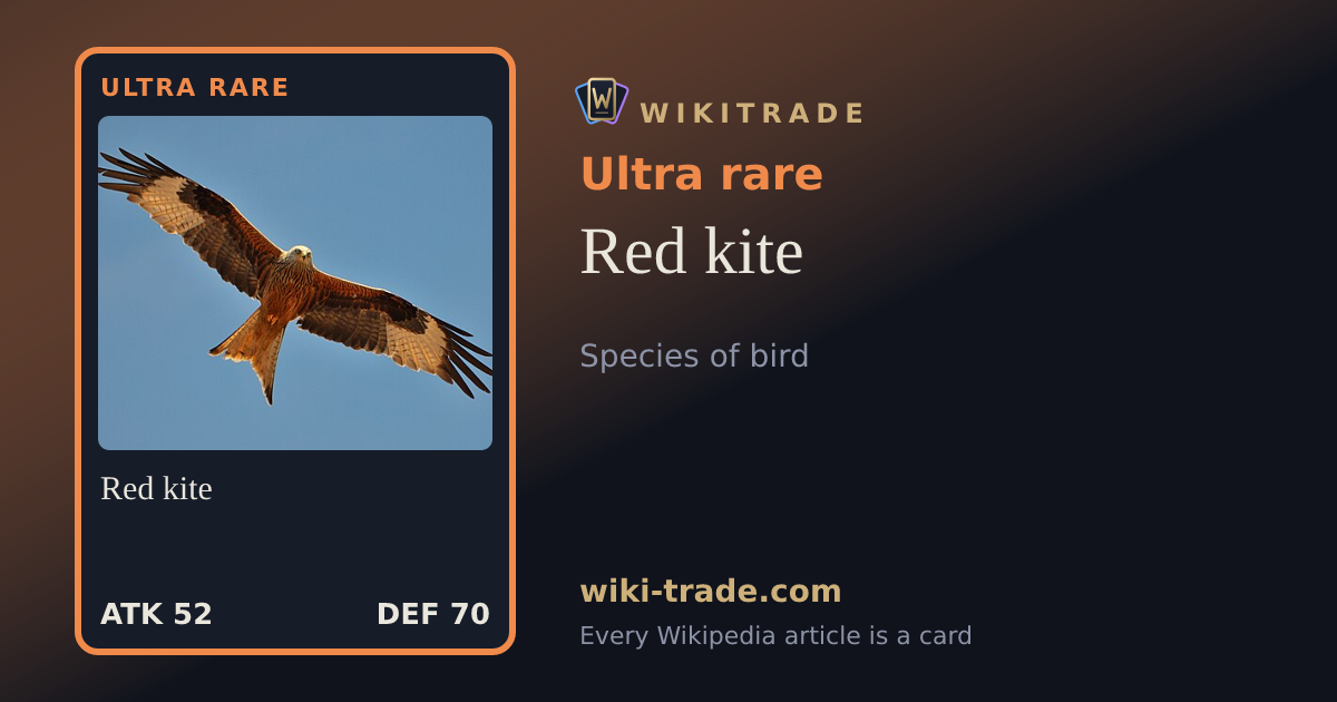Red kite — Ultra rare card