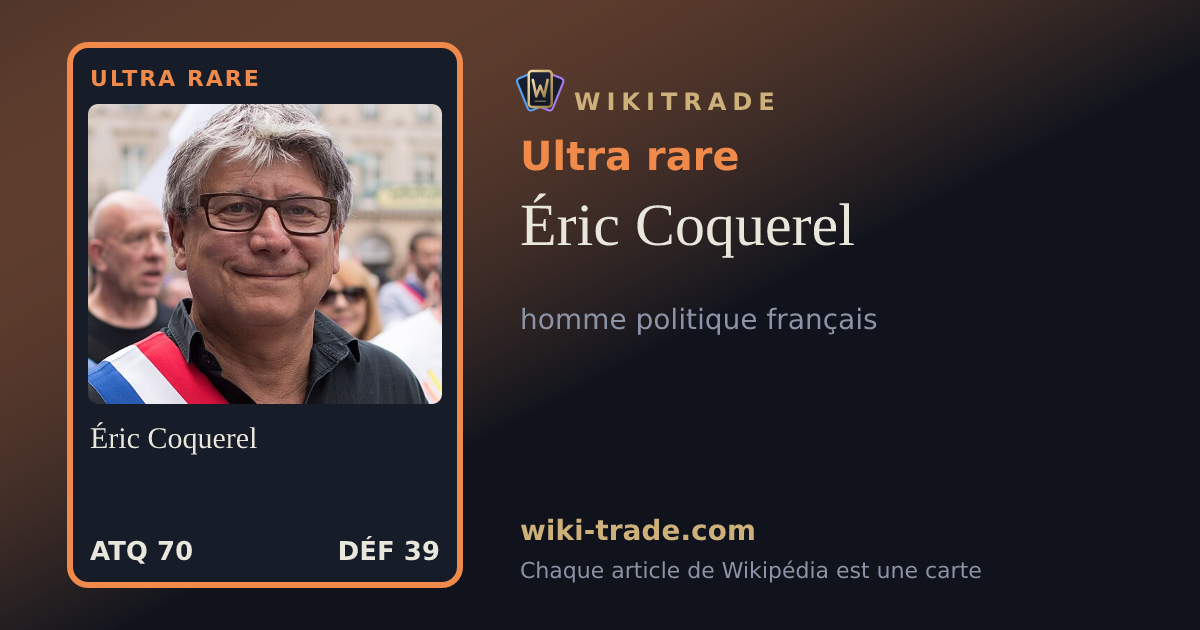 Éric Coquerel — carte Ultra rare