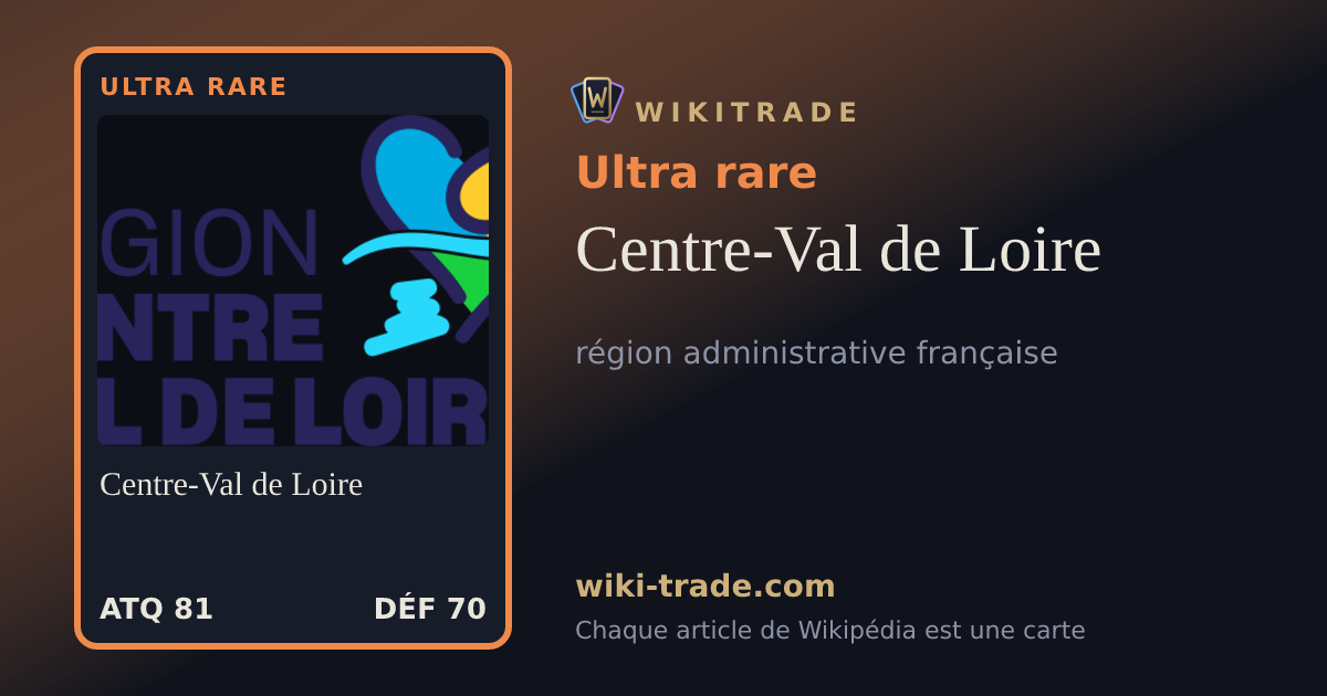 Centre-Val de Loire — carte Ultra rare