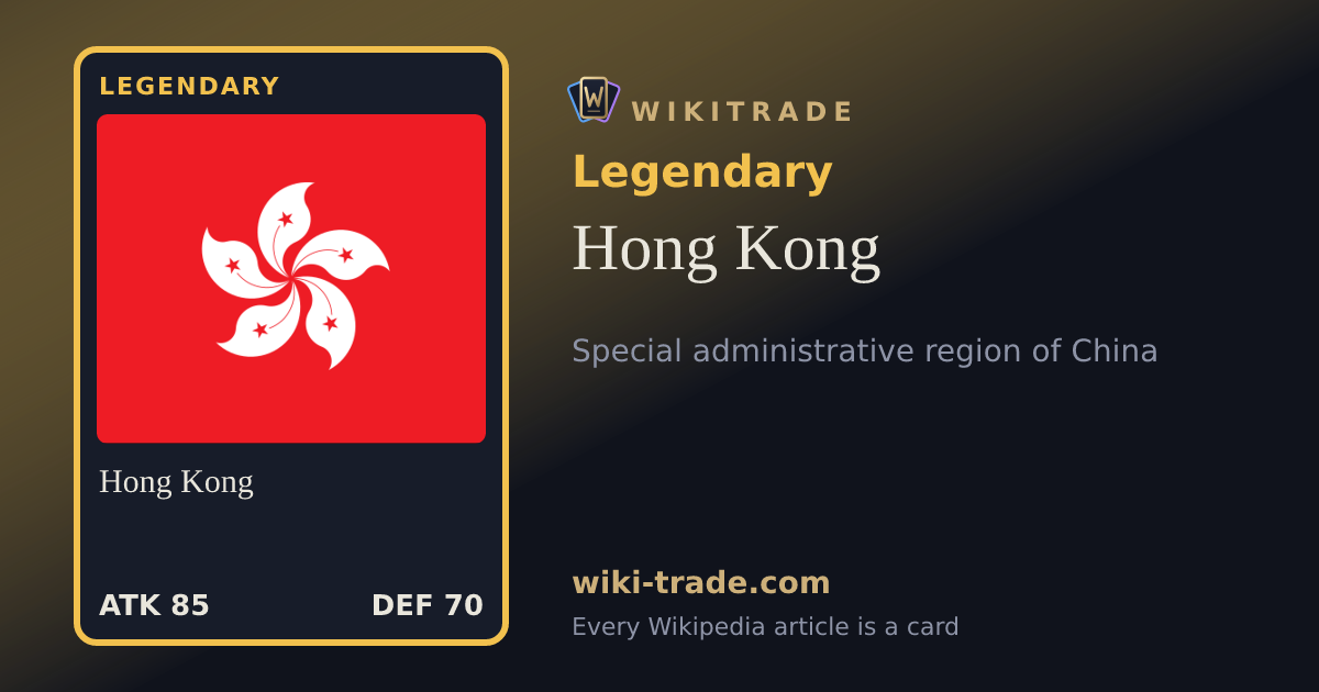Hong Kong — Legendary card