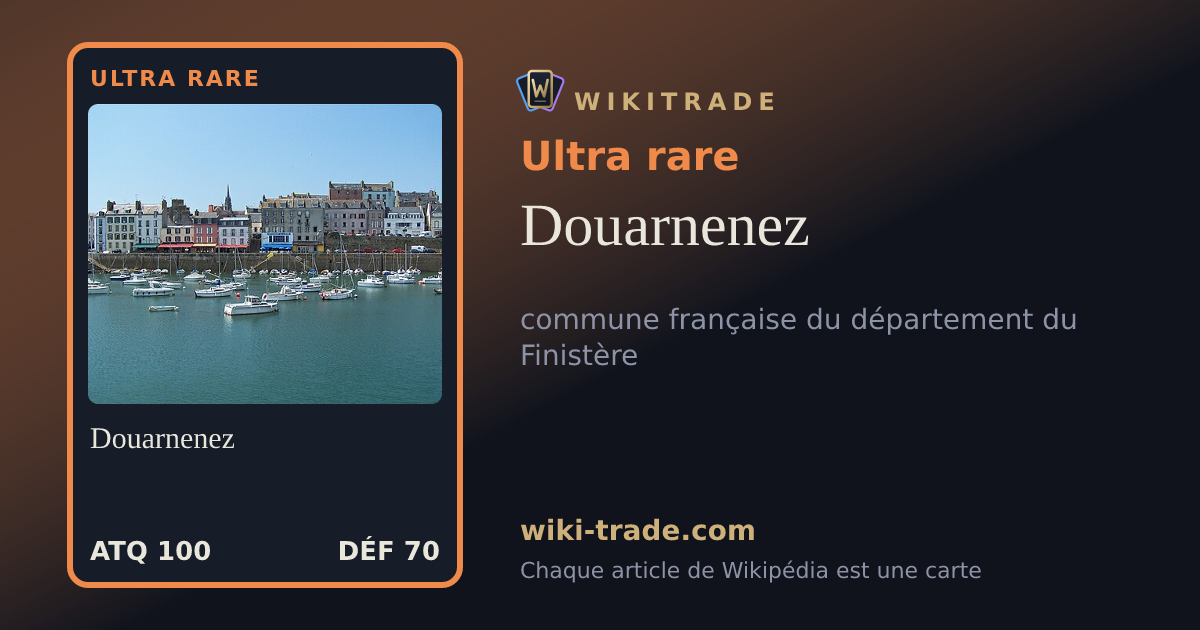 Douarnenez — carte Ultra rare