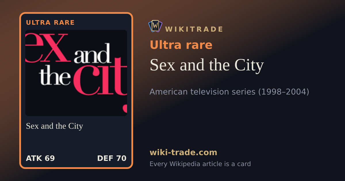 Sex and the City — Ultra rare card