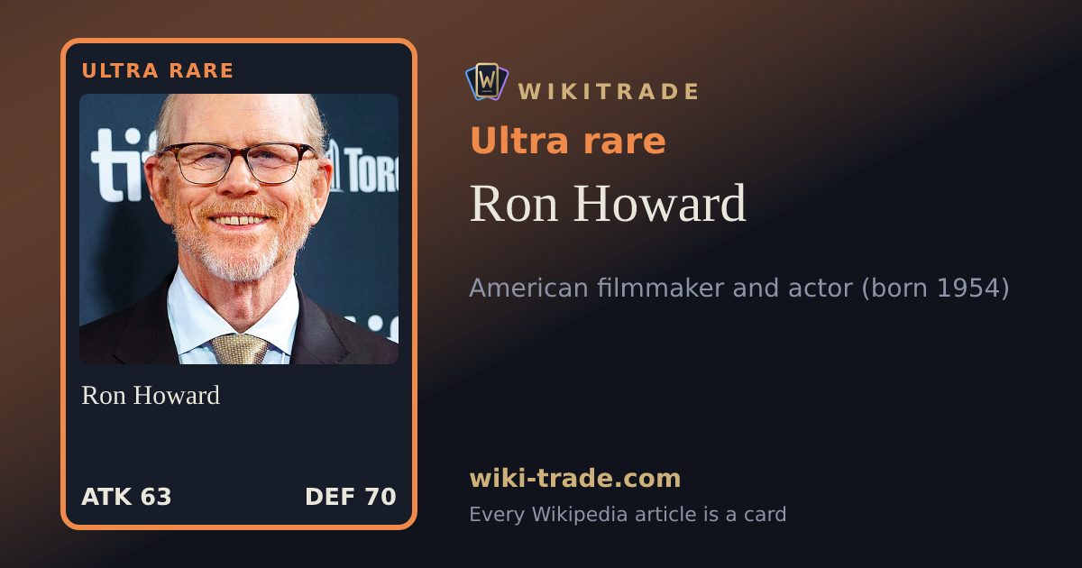 Ron Howard — Ultra rare card