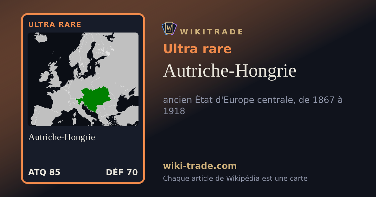 Autriche-Hongrie — carte Ultra rare