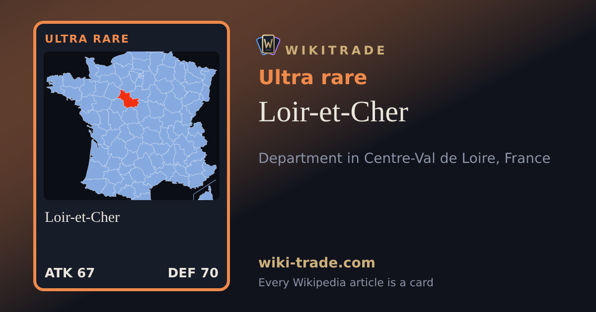 Loir-et-Cher — Ultra rare card