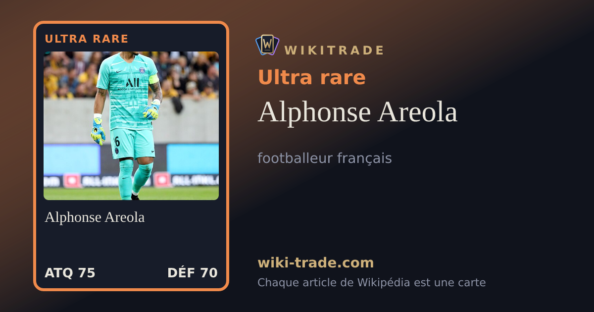 Alphonse Areola — carte Ultra rare