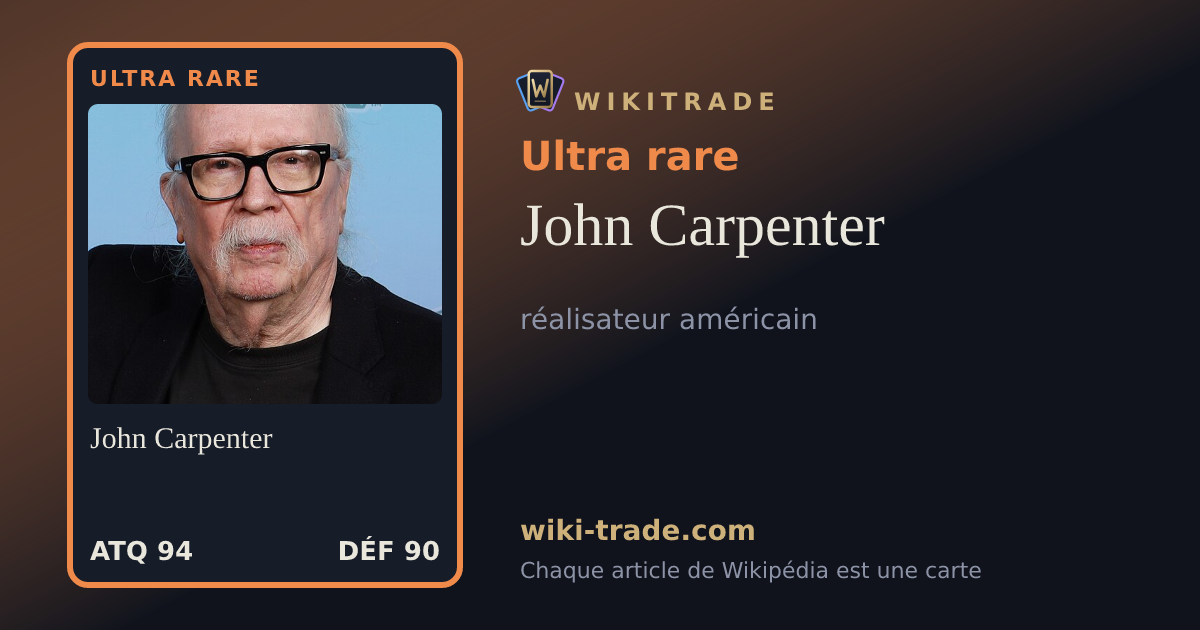 John Carpenter — carte Ultra rare