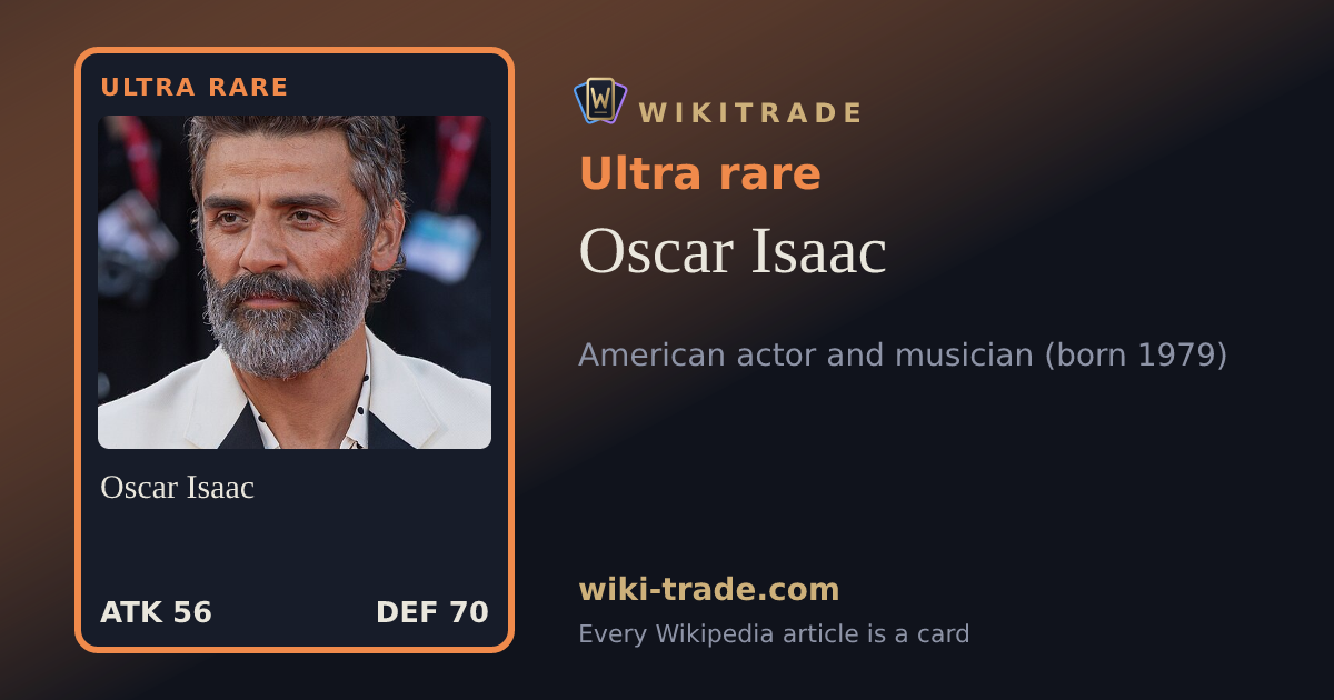 Oscar Isaac — Ultra rare card