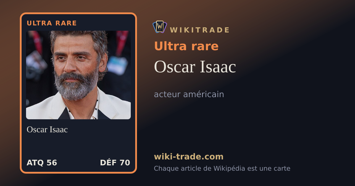Oscar Isaac — carte Ultra rare