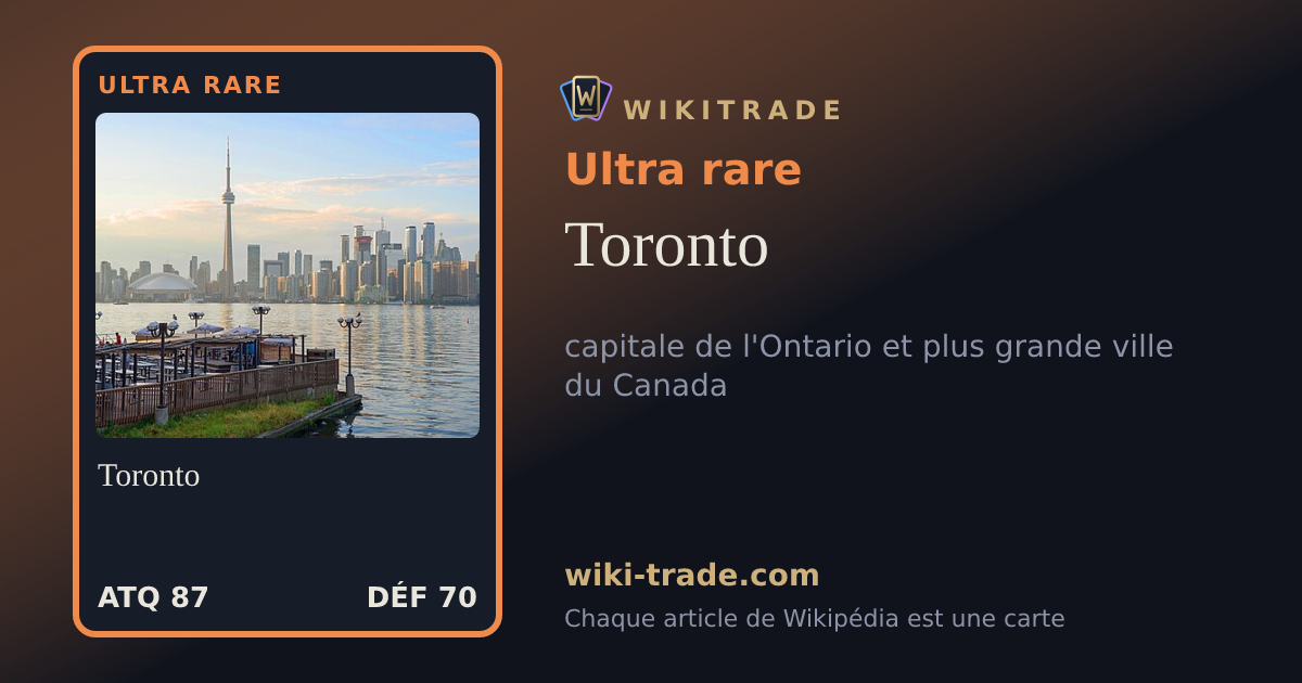 Toronto — carte Ultra rare