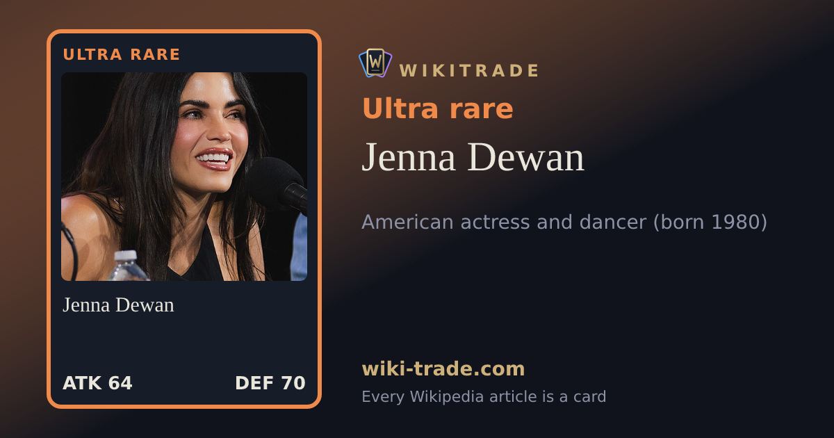 Jenna Dewan — Ultra rare card